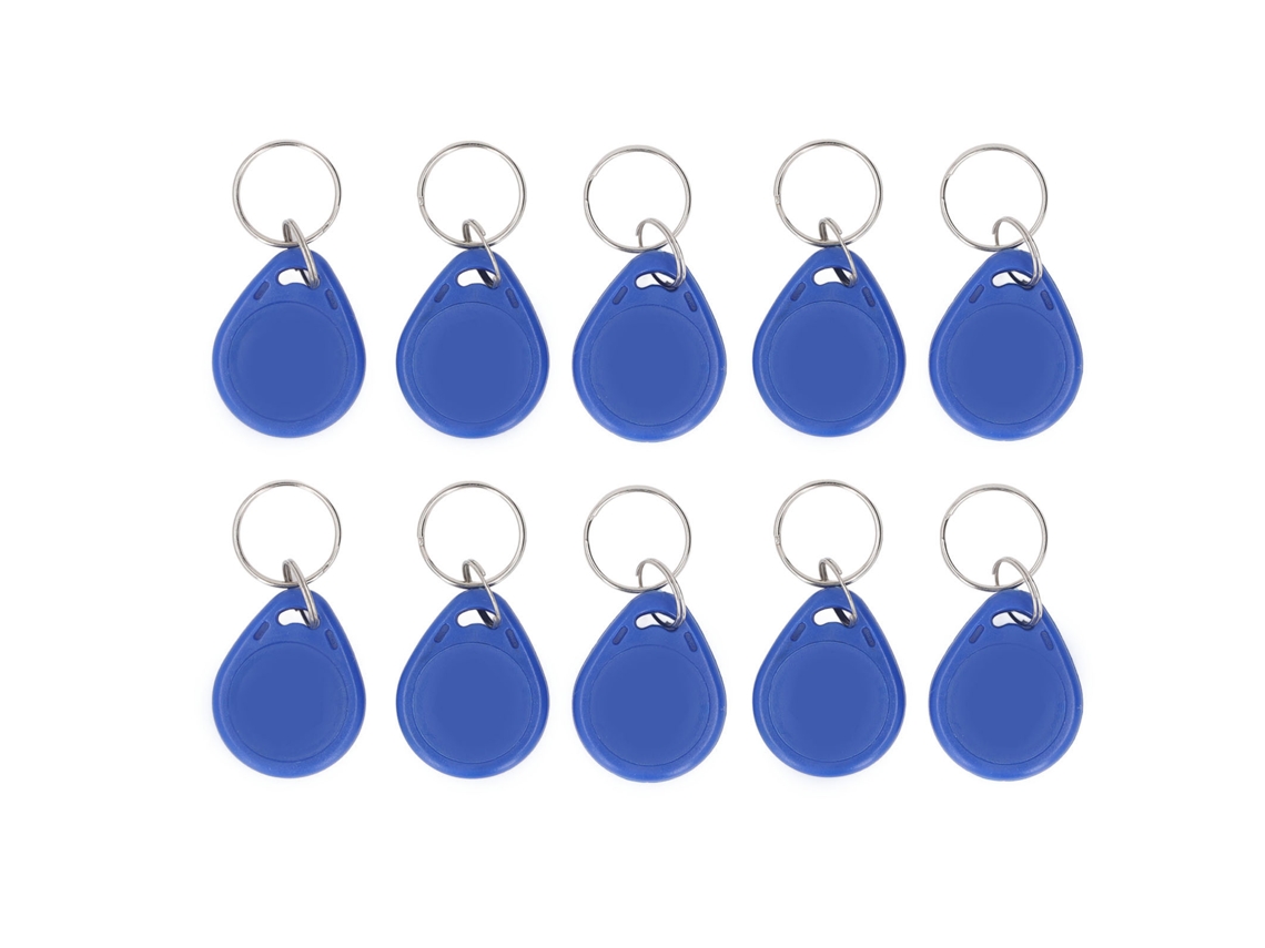 10pcs chaveiros cartão IC 13,56MHz, compatível com T5577, controle de acesso, porta RFID | S/MARCA