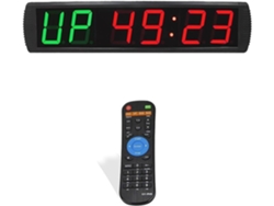 Reloj Digital Led Programable De Gran Tamaño (4 Pulgadas) Con Temporizador De Intervalos Y Cuenta Regresiva.