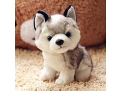 Rebe-brinquedo De Pelúcia Husky 18cm Cão De Simulação Mascota, Pelúcia Filhote Bonito, Presente De Aniversário Natal Ano Novo