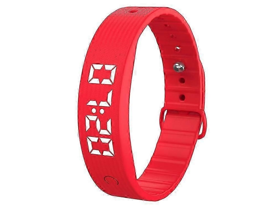 Pulsera inteligente W5sv con alarma vibratoria, reloj eléctrico con pantalla digital de monitorización del sueño.