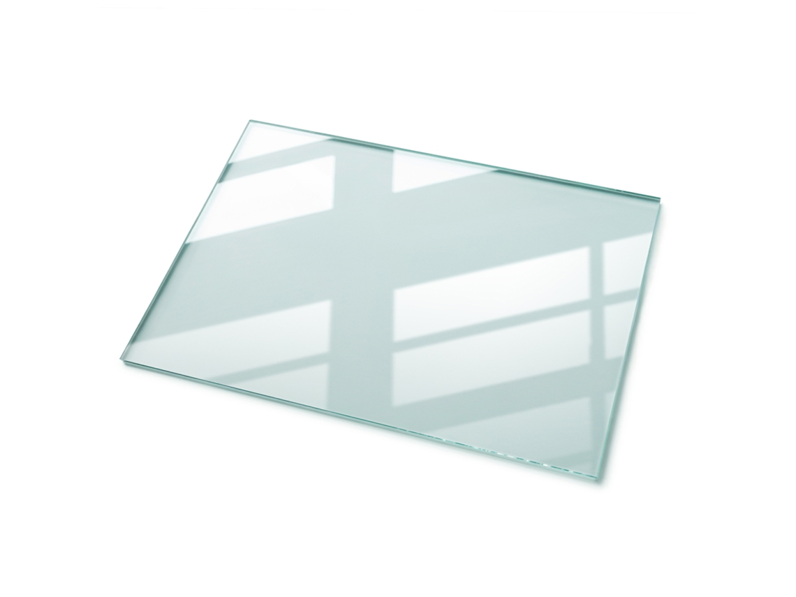 Tablero de cristal templado para mesa rectangular transparente Espelharte (100x70 cm)