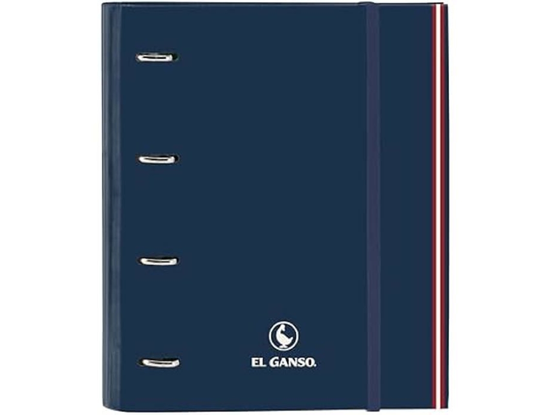 Carpeta de anillas EL GANSO Classic Azul marino 27 x 32 x 3.5 cm