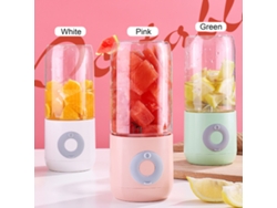 Licuadora portátil de 500 ml con USB, recargable.