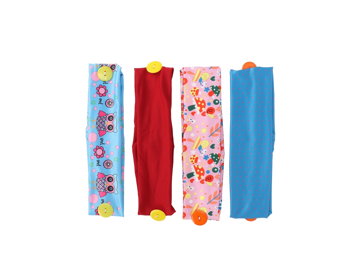 4pcs Diademas Anchos Elásticos Transpirables Para Deporte Yoga Entrenamiento Sudor Band Tz77-5