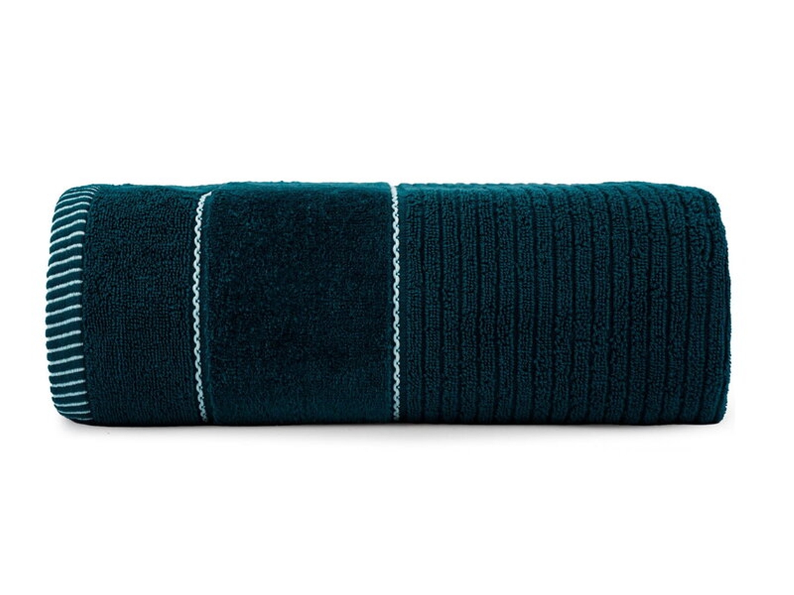 Toalla 100x150 Teo Pool Turquesa 470g 100 Algodón Con Terciopelo