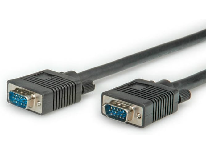 Cable de Vídeo ROLINE (VGA - 15 m - Negro)