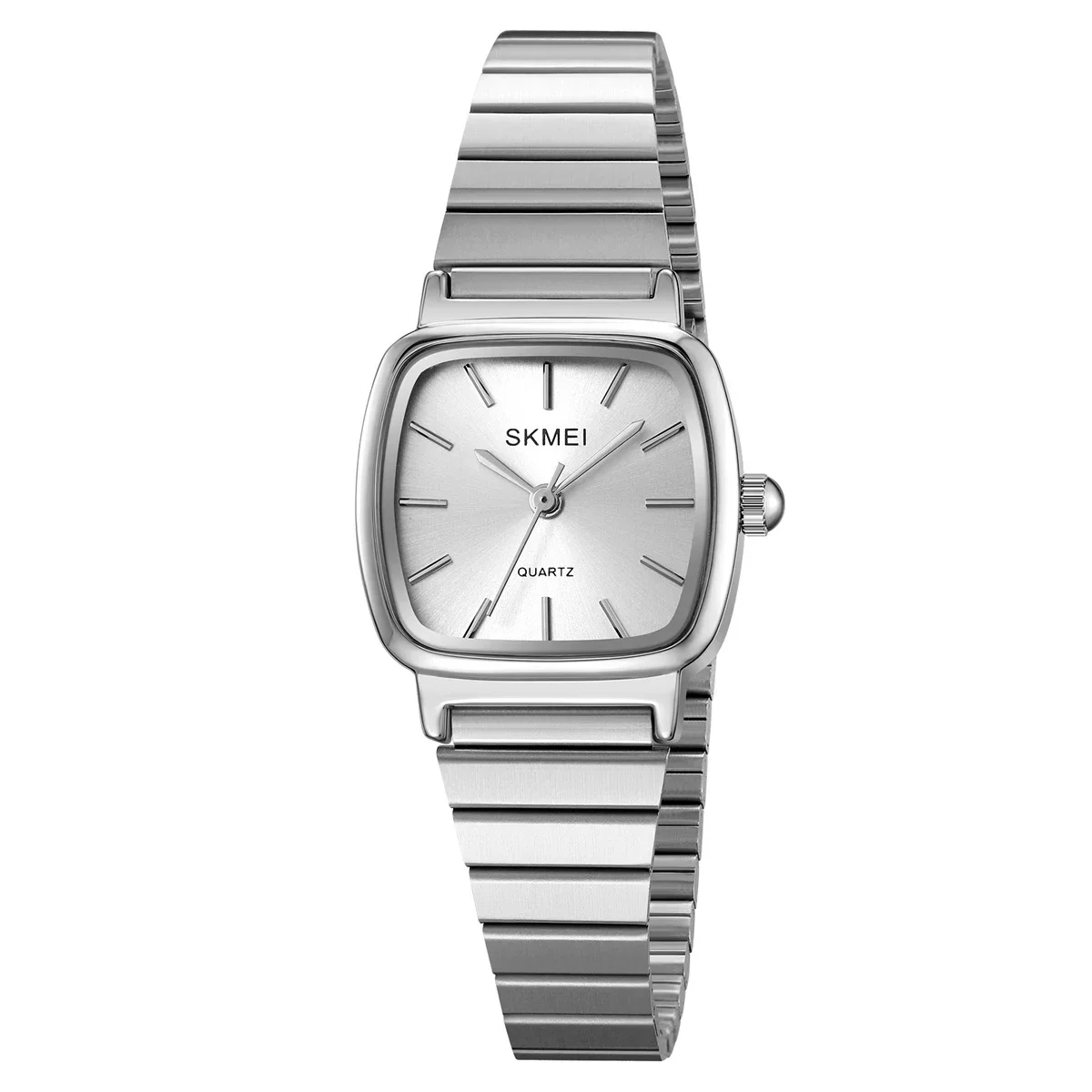 Reloj De Cuarzo Para Mujer (plateado), Resistente Al Agua, Elegante Estilo Ejecutivo, Reloj De Lujo Con Todas Las Funciones.