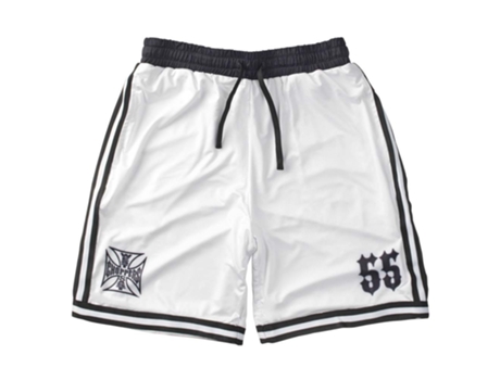 Pantalón Corto 55 Basket Game Blanco XL Hombre WEST COAST CHOPPERS