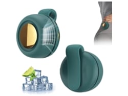Mini Ventilador Con Clip (verde) - Ventilador De Cintura - Mini Ventilador Portátil Silencioso Sin Aspas