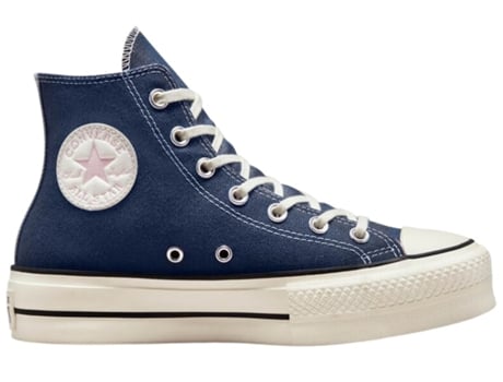 Zapatillas CONVERSE Chuck Taylor All Star Lift Platform Suede Mujer (36 - Azul)