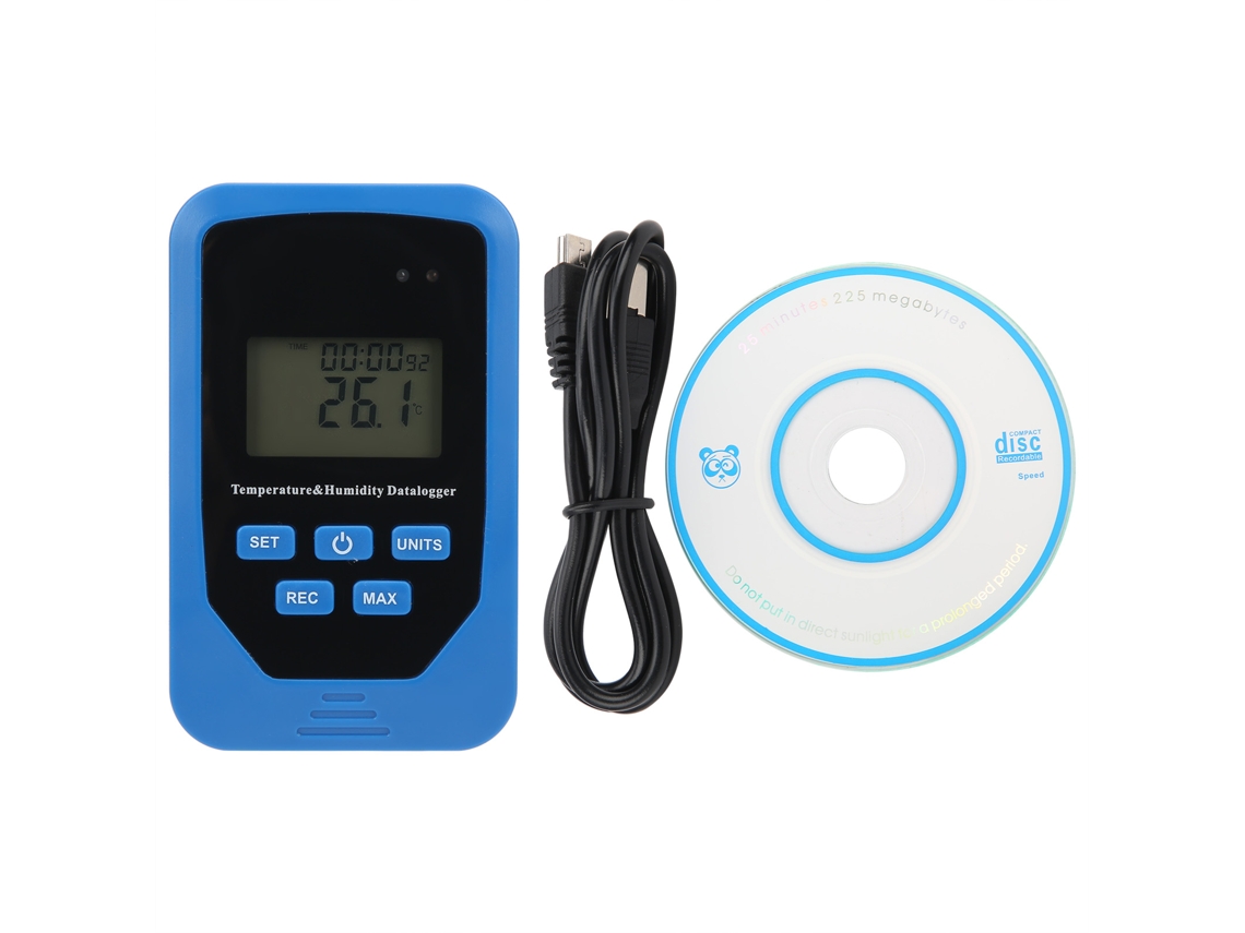 Registrador De Datos De Temperatura Y Humedad Tl-505, Termohigrómetro Digital Multifuncional