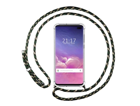 Carcasa Samsung Galaxy S10 Plus TUMUNDOSMARTPHONE Colgante Verde