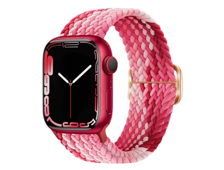 Correa Apple Watch 41mm / 40mm y 38mm Nylon Trenzado Transpirable Fucsia AVIZAR