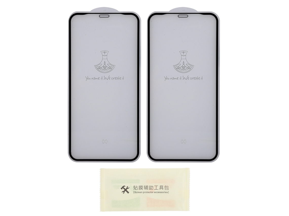 2 Protectores De Pantalla De Vidrio Templado Con Bordes Suaves Para Iphone 11/11 Pro/11 Pro Max Con Cobertura Total.
