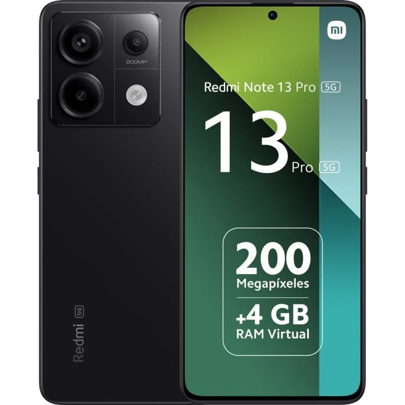 Smartphone XIAOMI Redmi Note 13 Pro 5G 8GB 128GB 6.67 Negro