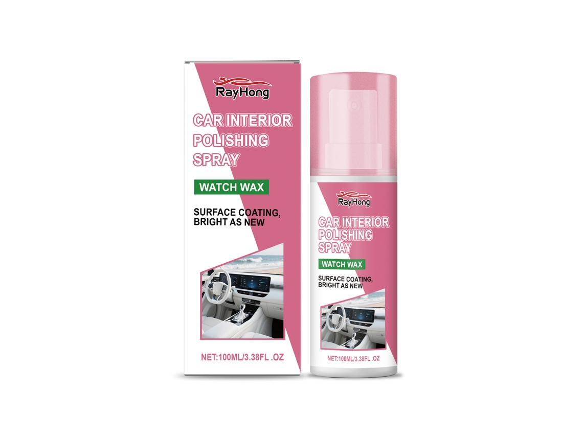 Spray para pulir y cuidar el interior del coche