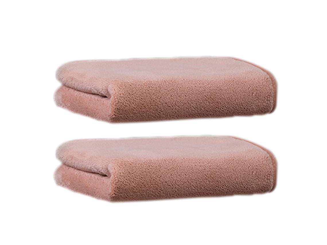 Toalla Kofihety Terry Baño Rostro Microfibra Rosa (35x75)