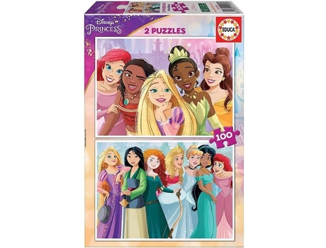 Puzzle DISNEY Princess Puzzle 2X100P DISNEY Princess (Edad Minima: 6 Anos)