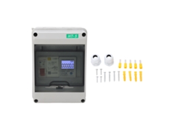 Caja De Distribución Ip65 Con Interruptor Diferencial Y Medidor De Energía Monofásico De 220 Vca.