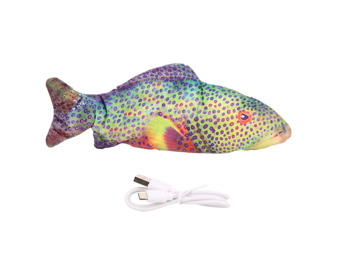 Rebe-brinquedo Peixe Elétrico De Simulação Recarregável Usb Para Bebês E Crianças, Presente Grouper
