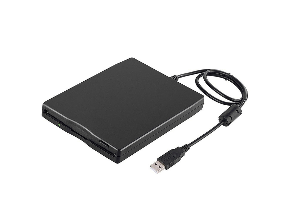 Unidad De Disco Floppy Externa Usb 3.5 Pulgadas Portátil Plug And Play Bajo Ruido Para Pc Laptop Negro