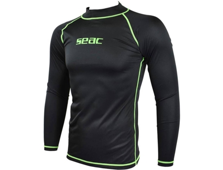 Rash guard Unisex SEACSUB T-sun Negro para Natacion (L)
