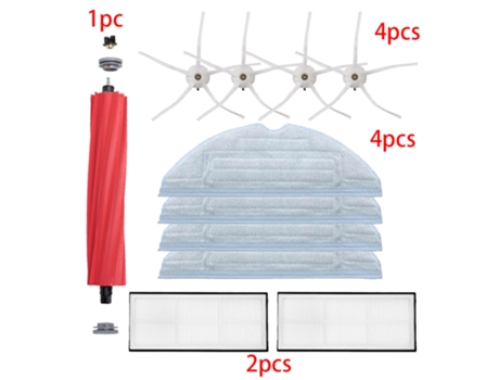 Paños de microfibra de alta calidad para fregar, cepillo lateral para Xiaomi Roborock S7 S70 S75 S7Max S7Maxv T7S