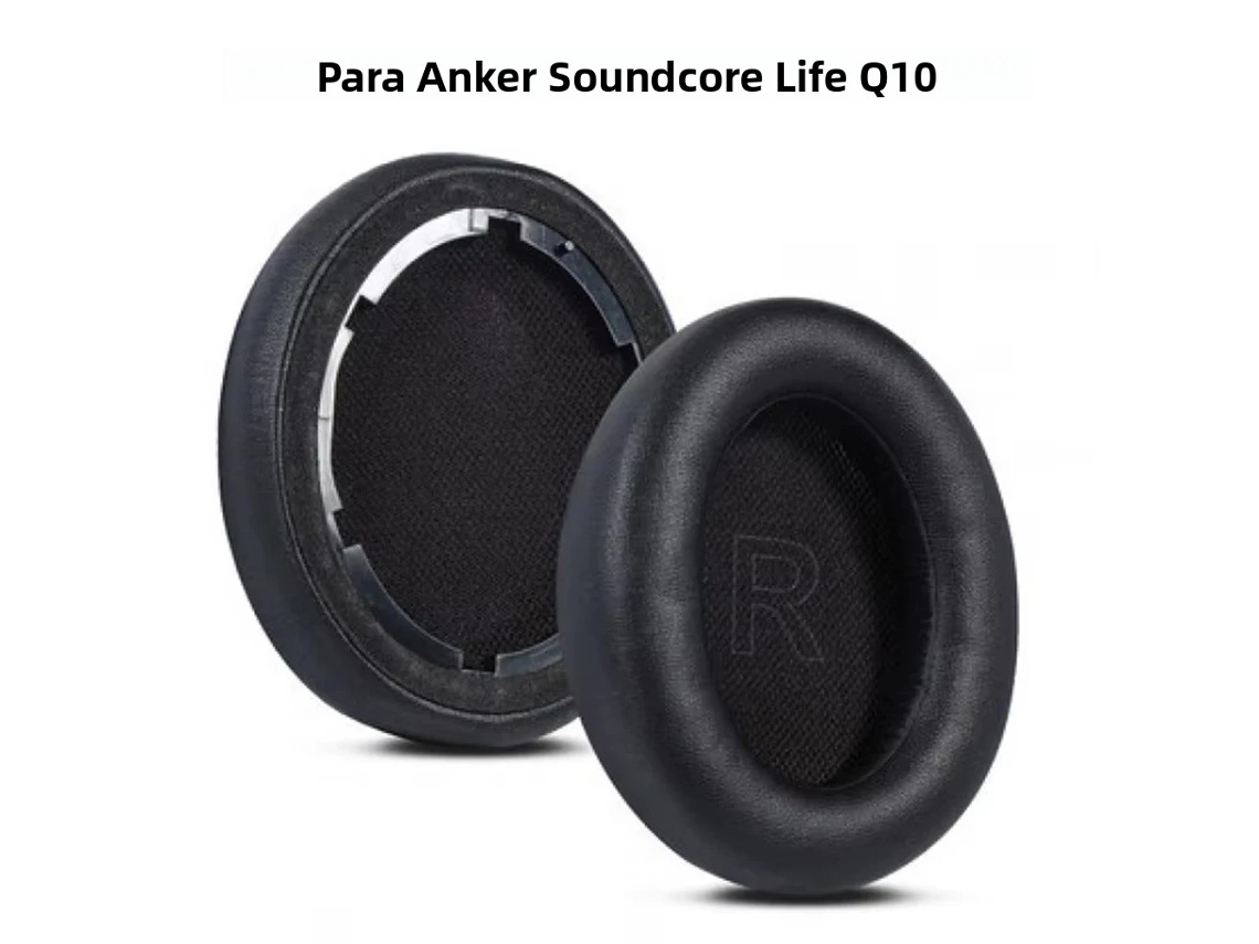 (q10 Negro) Almohadillas De Espuma Viscoelástica Para Auriculares Anker Soundcore Life