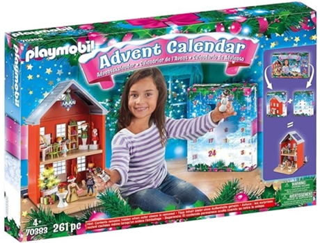 Calendario Navideño PLAYMOBIL 70383 Big Family Christmas (Edad recomendada: 4 años)