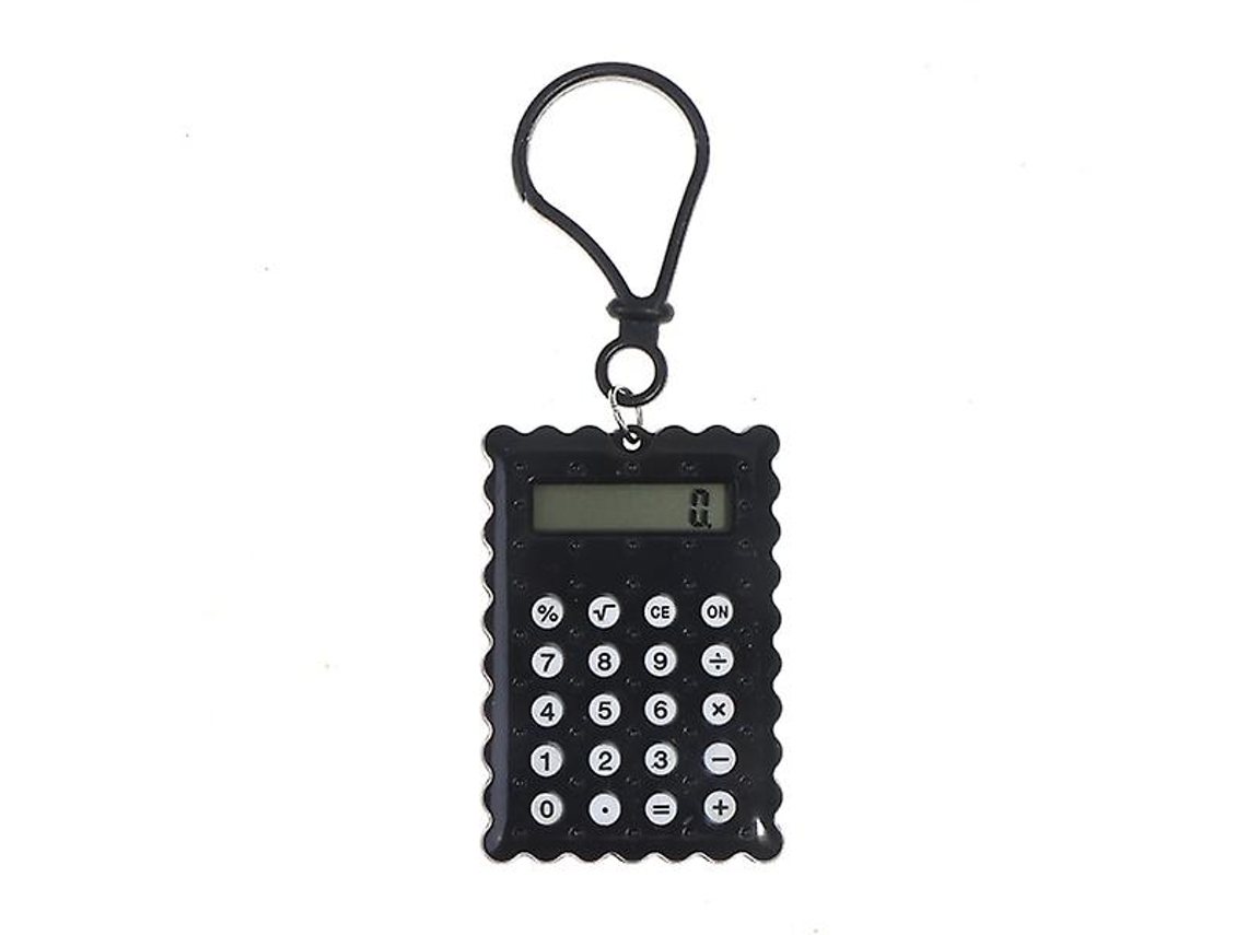 Calculadora de dibujos animados con forma de zanahoria, fresa y pata de gato. Mini calculadora portátil y compacta para la escuela y la oficina. Everley891