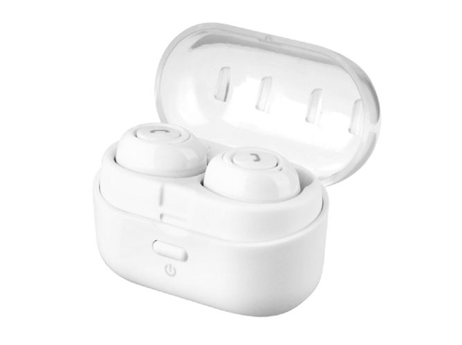 Auriculares Bluetooth True Wireless MOMOHIPPO CP-7 (In Ear - Micrófono - Blanco)