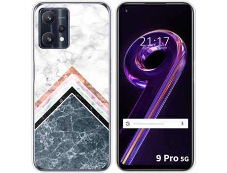 Carcasa para Realme 9 Pro 5G TUMUNDOSMARTPHONE Dibujos Mármol 05 Multicolor