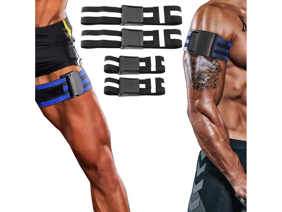 2 Pack Bandas De Exercícios Fitness Para Treinamento De Músculos Com Restrição De Fluxo Sangüíneo