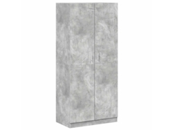 Armario MAISON EXCLUSIVE en Derivados de Madera Gris Cemento (90x52x200 cm)