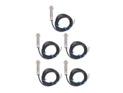 5pcs Sensor De Proximidad Npn Interruptor Hall De Aleación De Aluminio Para Neumática 6‑30vdc