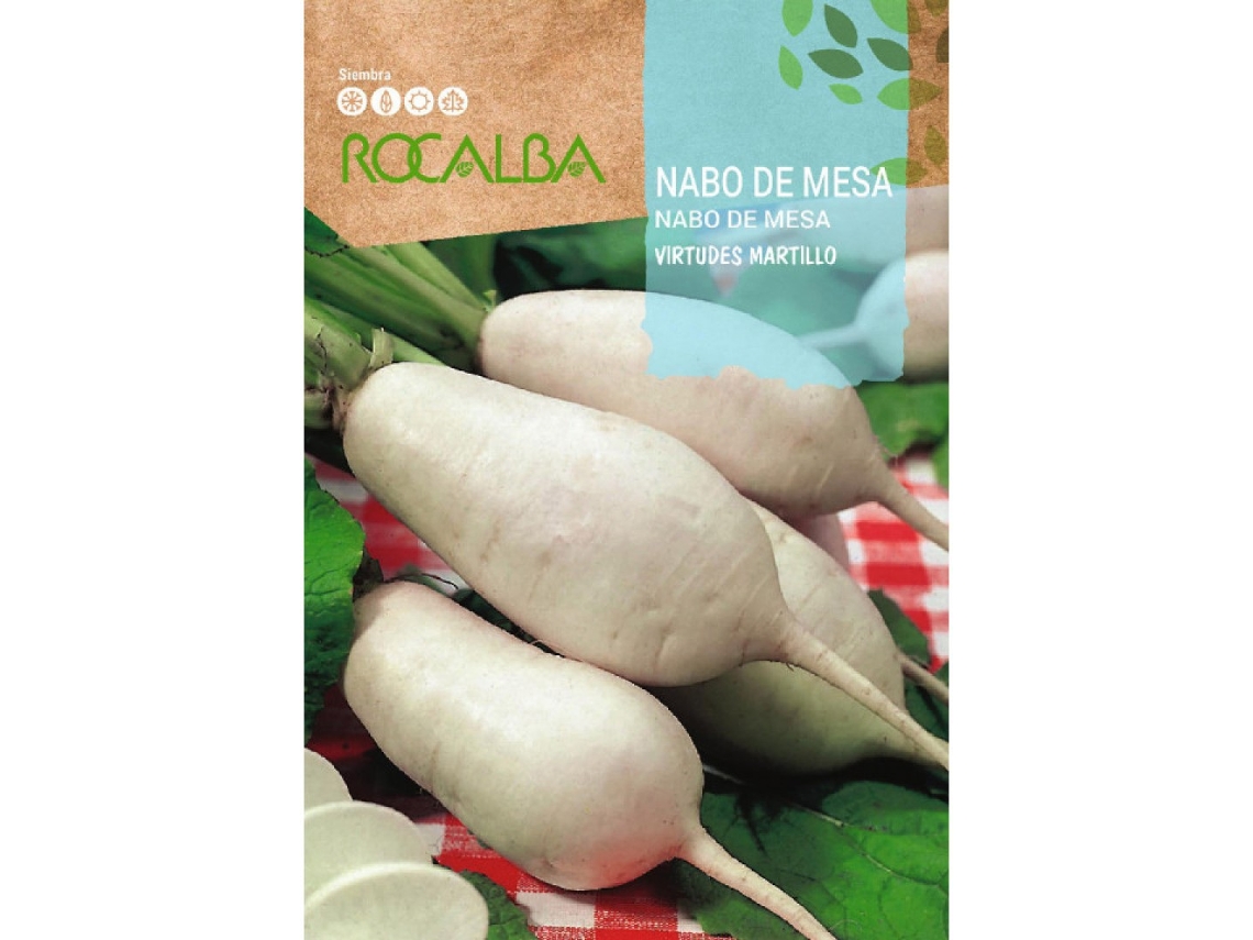 ROCALBA Tabela Nabo Virtudes Martelo 10G Pacote 5 Envelopes