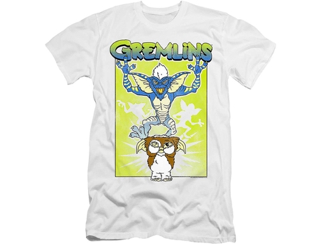Camiseta ROCKINSTONE White Gizmo's Nightmare Gremlins (XXL)