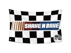 Bandera Shake N Bake Talladega Nights 90x180cm Bandera Divertida 100% Poliéster