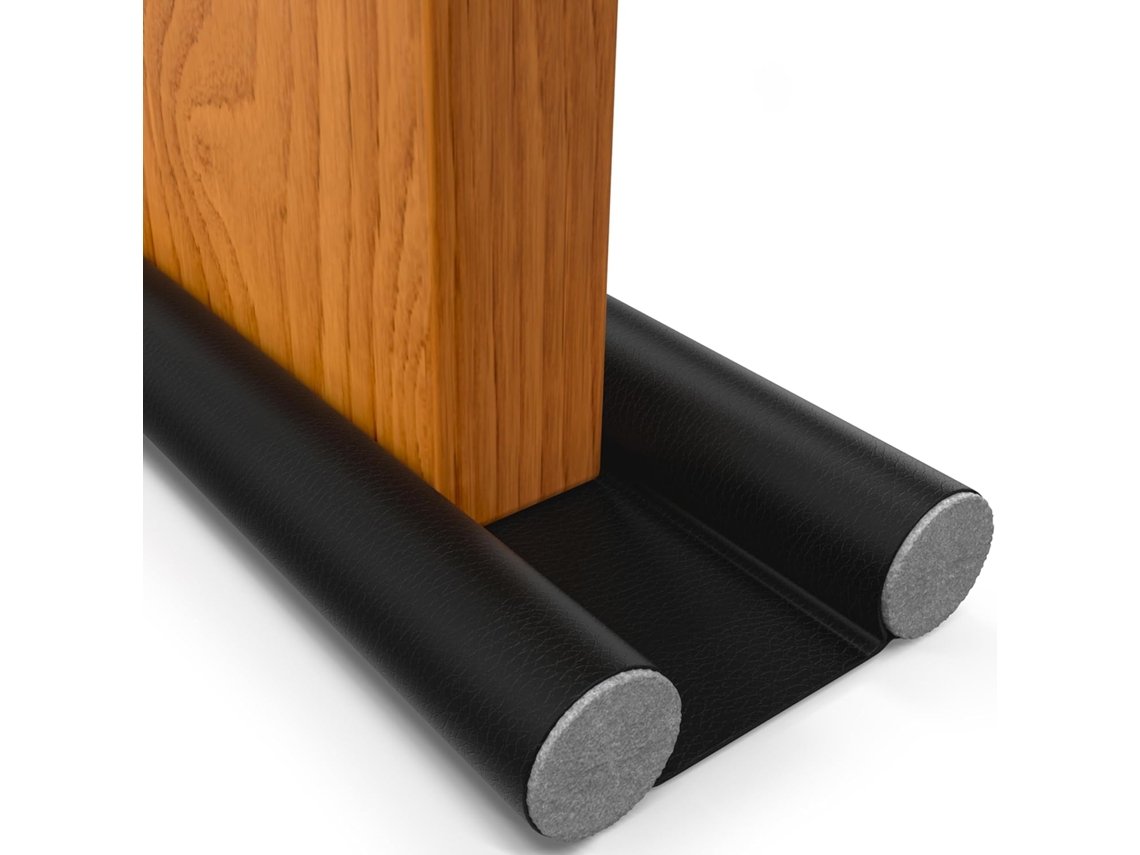 Sellador Para Huecos De Puertas, Con Protección Contra El Viento, El Frío Y Aislamiento Acústico (negro)
