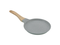 Sartén Antiadherente De Aleación De Aluminio De 28 Cm/11 Pulgadas Con Mango Ergonómico, Color Verde, Ideal Para Desayunos, Tortillas Y Panqueques.