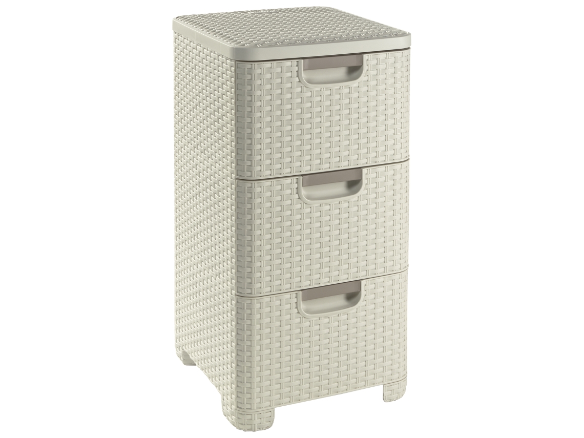 Organizador con 3 Cajones (Blanco)
