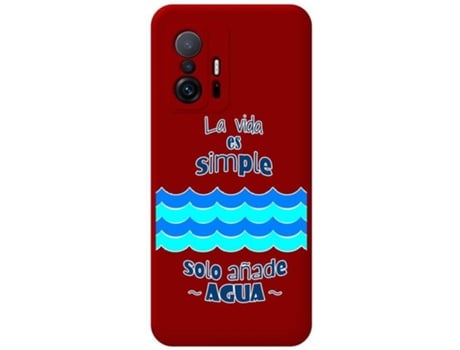 Carcasa Xiaomi 11T 5G / 11T Pro 5G TUMUNDOSMARTPHONE Agua Rojo