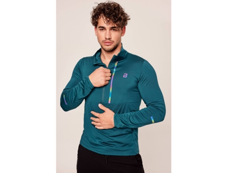 Camiseta de Hombre para Fitness BIOTECH USA Trevor Azul (M)