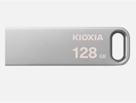 Unidad de memoria USB Kioxia Transmemory U366 128Gb Usb tipo A 3.2 Gen 1 3.1 Gen 1 gris