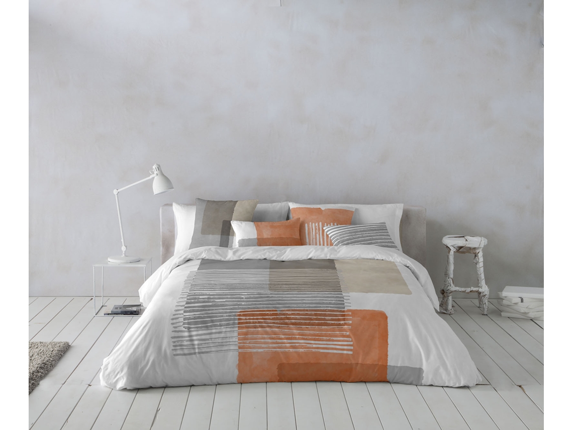 FUNDA NORDICA CAMA 90 ALGODÓN EXTRA SUAVE FABRICADO EN ESPAÑA FIBI NATURALS