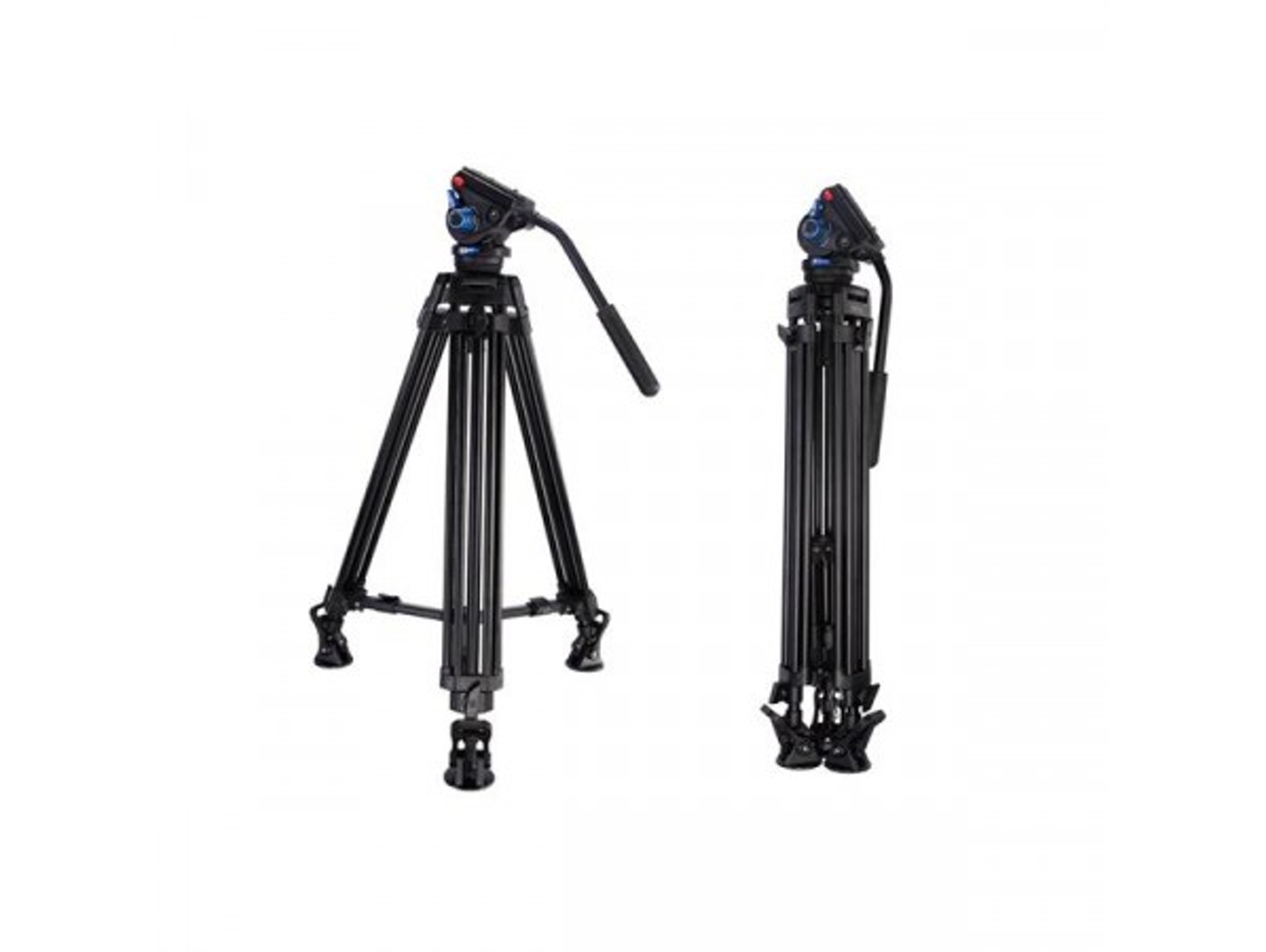 Trípode LEOFOTO VT-20+LF-75 (Video - Altura Máxima: 182 cm - Aluminio)