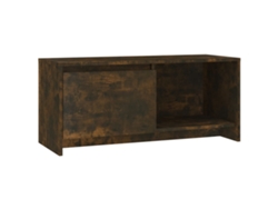 Maison Exclusive - Mueble De Tv Madera De Ingeniería Roble Ahumado 90x35x40 Cm