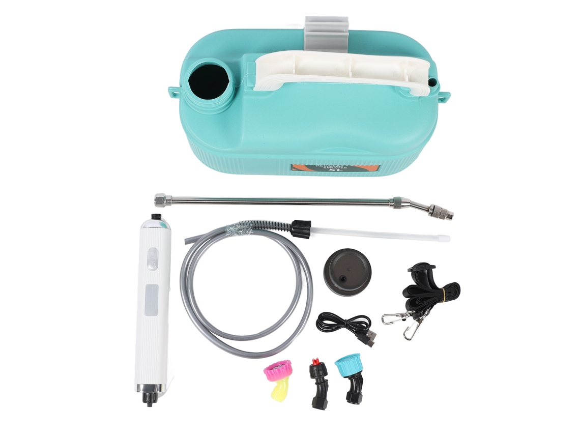 Pulverizador eléctrico para plantas de 5 l, 3,7 V y 2000 mAh
