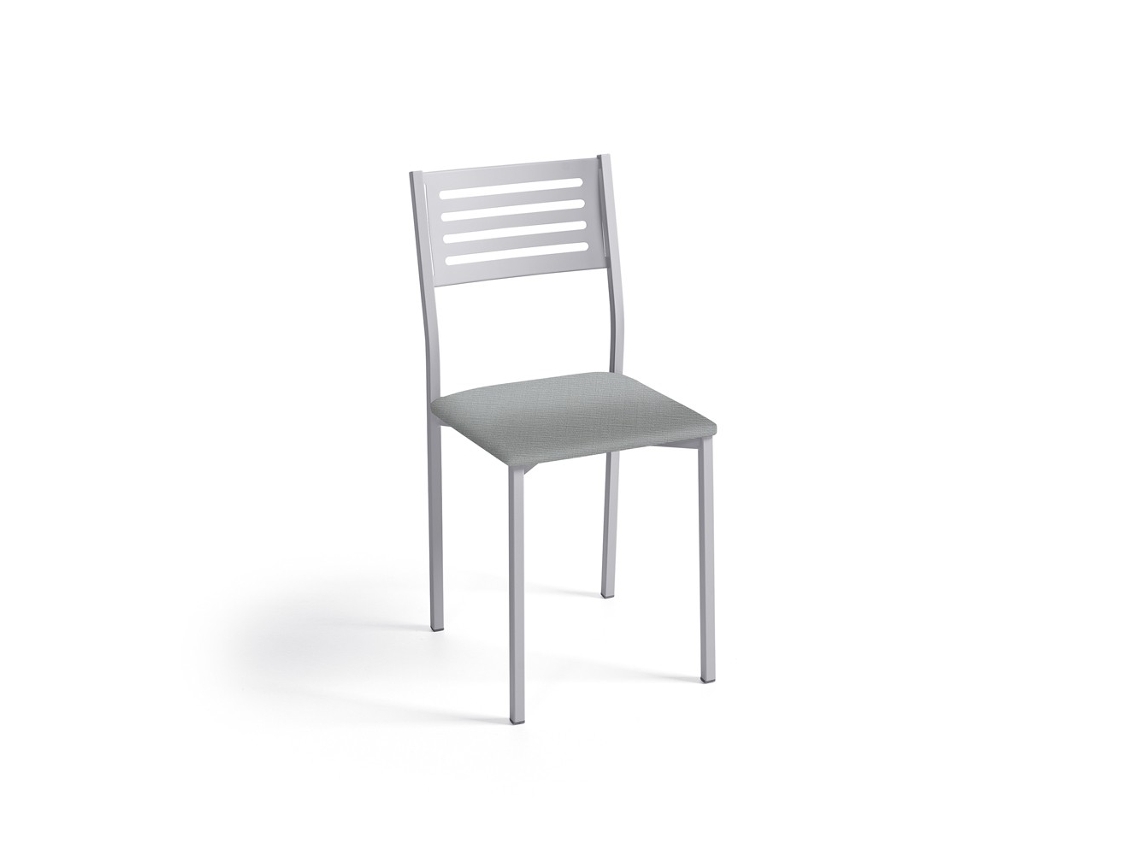 Cadeira de Cozinha Kati em Alumínio 38x86x47cm Aço Michigan FANMUEBLES