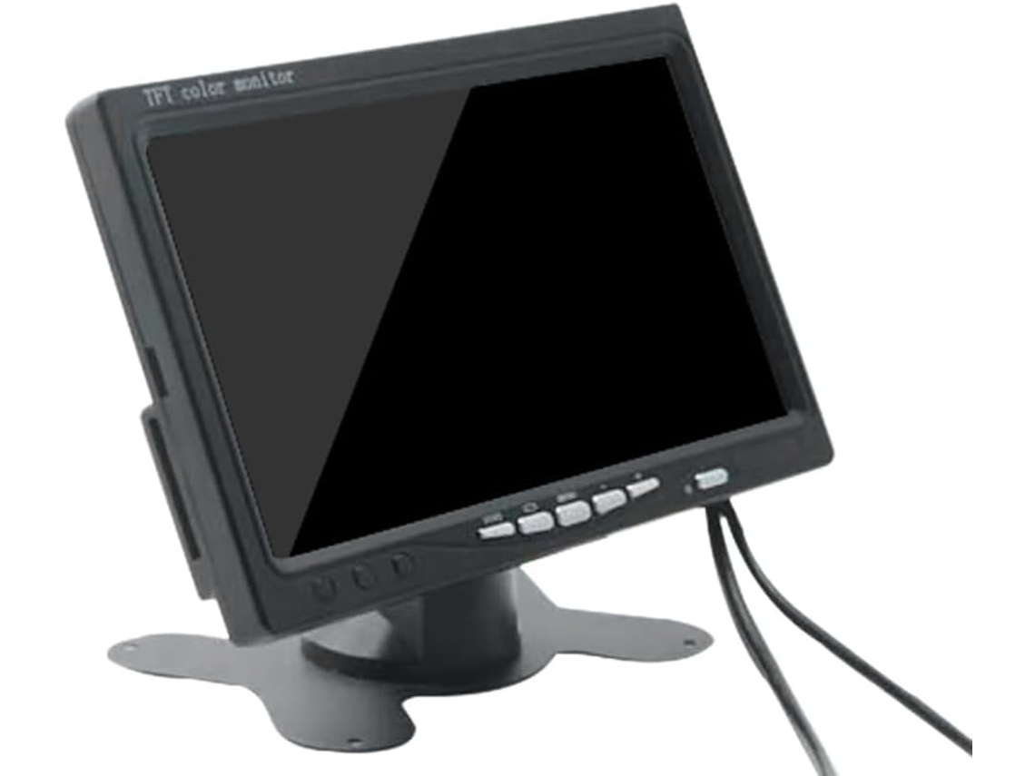 Mini Monitor De Tv Hd De 7 Pulgadas Con Pantalla Lcd De 800x480 Para Automóviles Y Dispositivos Portátiles.